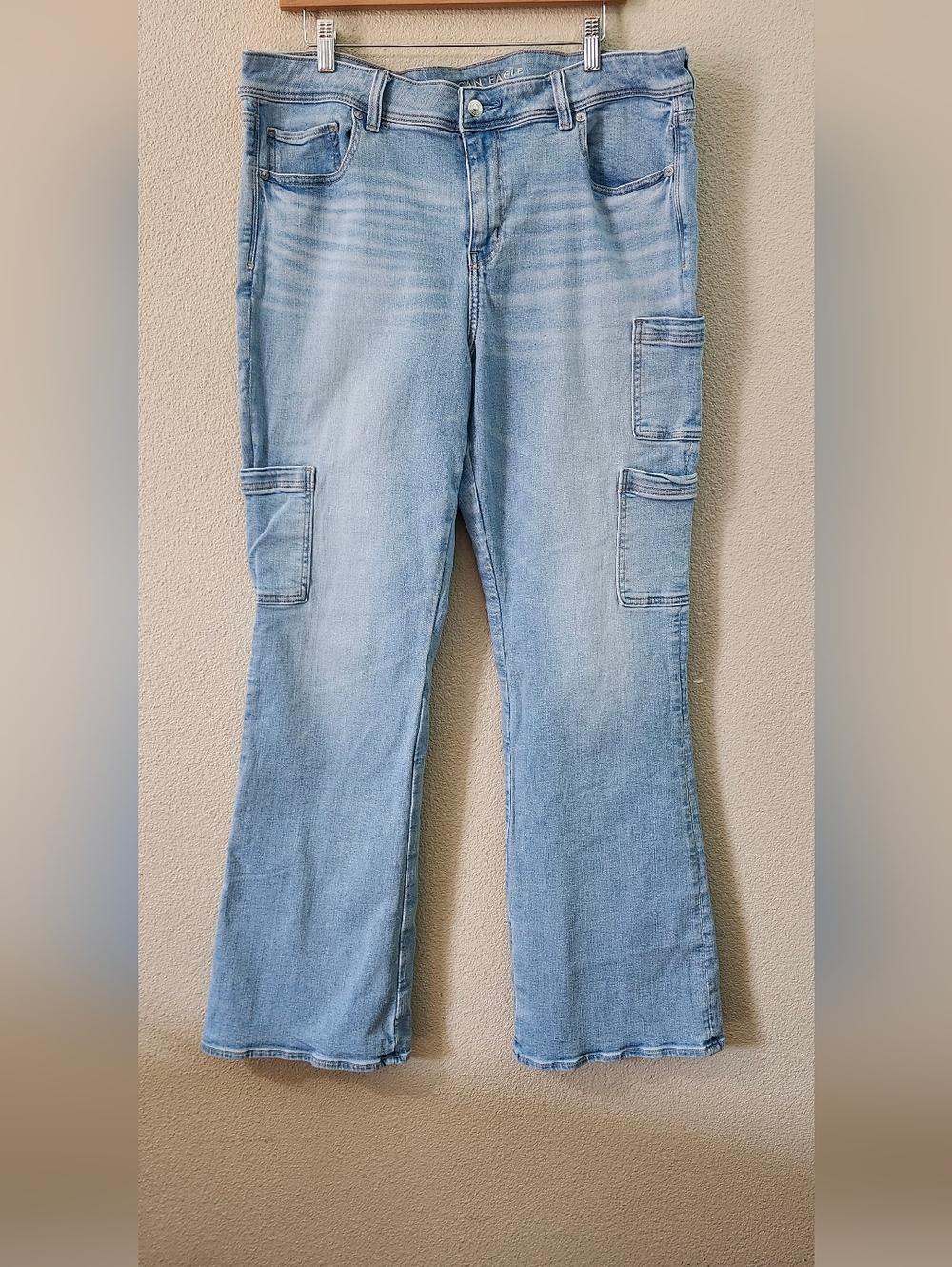 American Eagle Next Level Stretch Boot Kick Jeans Size 18 Long